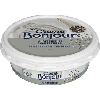 Crème Bonjour 200g Mustapippuri tuorejuusto laktoositon
