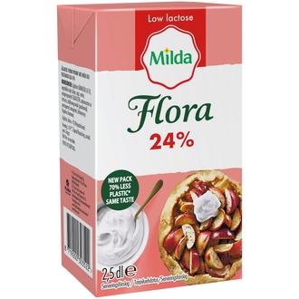 Flora by Milda Vispi 24% vähälaktoosinen 2,5dl