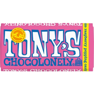 Tony\'s Chocolonely 180g White Raspberry