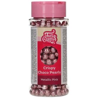 FunCakes suklaahelmet, metallinhohto pinkki 60g