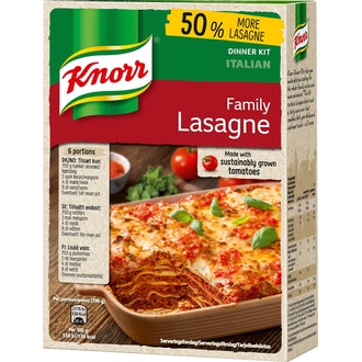 Knorr Family Lasagne ateria-ainekset 363g