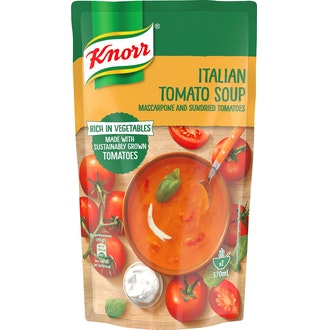 Knorr Tomaattikeitto mascarponejuustolla ja auringonkuivatuilla tomaateilla Keitto Täyteläinen 570 ml