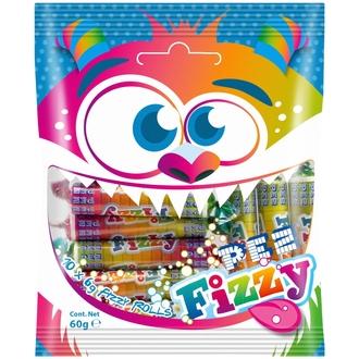 Pez Fizzy Rolls Bag makeiset 60g